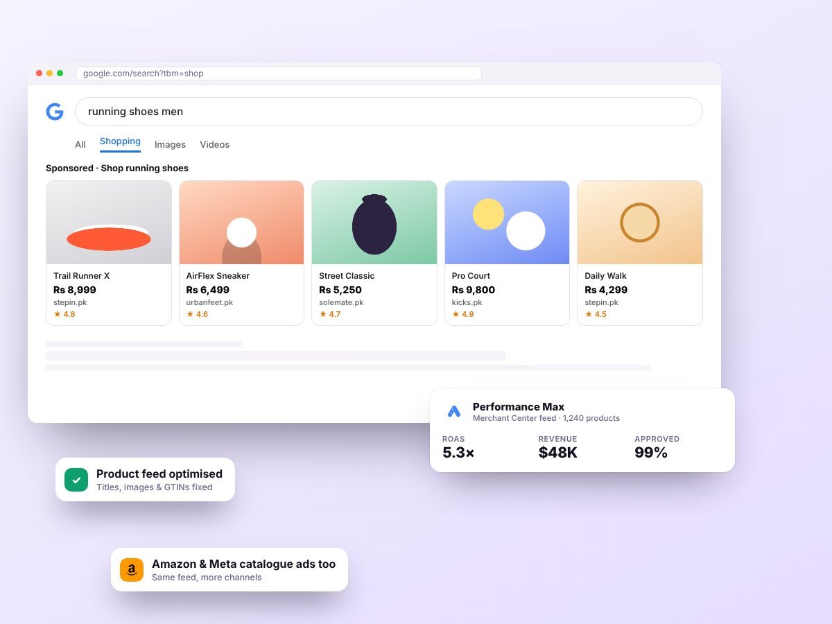 Shopping ads and Performance Max for online stores